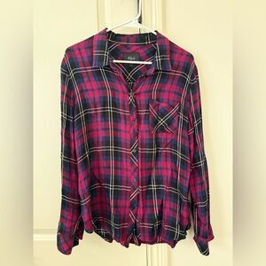 Rails Hunter Plaid shirt in size large
